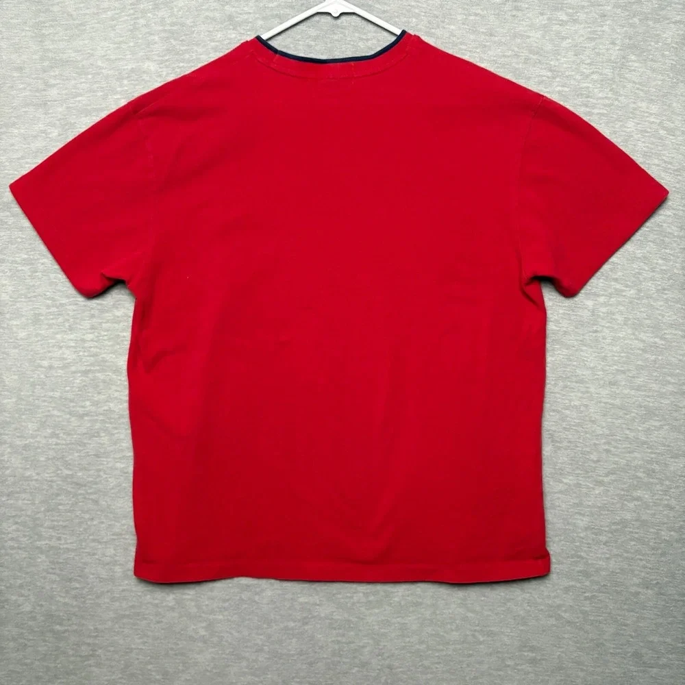 Vintage 90's Polo Ralph Lauren Single Stitch Textured Tee Men's L